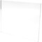 Plymor Clear Acrylic Folder-Style Sign Display Holder / Document Protector, 11" W x 8.5" H